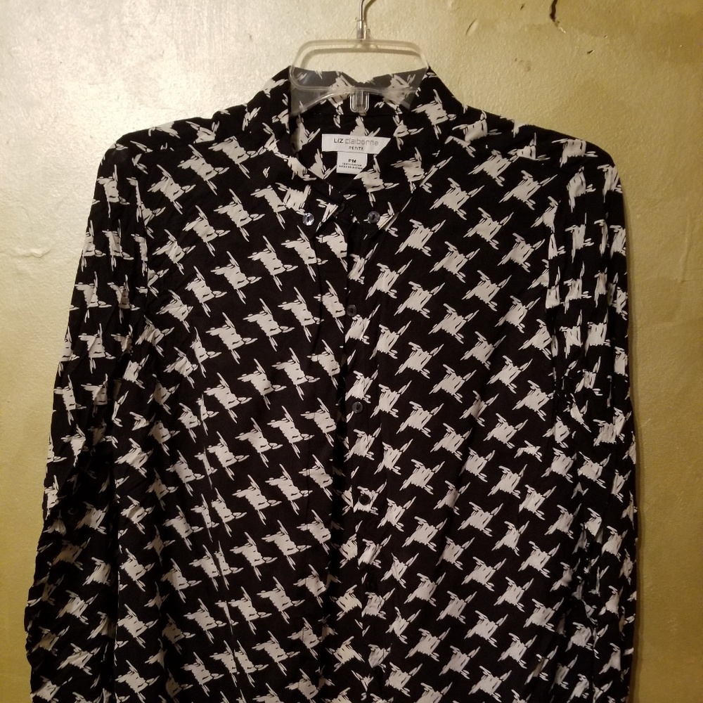 Liz Claiborne Petite PM Navy Muti - New with tags